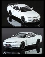 Nissan GTR R34 Skyline Supercar De 1:32 Modelo De Coche De Metal Aleación Con Sonido Y Luz Juguete De Carreras Para Niños - details 17