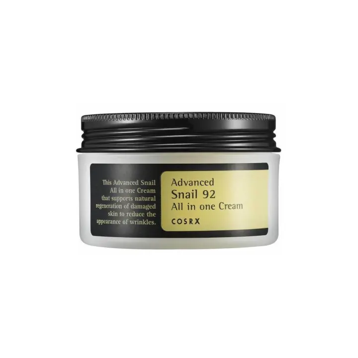 COSRX Avanced snail cream todo tipo de piel Regeneradora, Anti-Arrugas, Hidratante de baba de caracol coreana 100 gr - 1