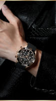 Reloj Mecánico Automático WM Para Hombre Resistente Al Agua De Acero Inoxidable Con Cristal De Zafiro Estilo Casual De Negocios - details 4