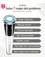 Máquina De Cuidado De La Piel LED Fotón Terapia Mesoterapia Facial Elevación De La Piel Eliminación De Arrugas Cuidado De Los Ojos Tensión De La Piel RF - details 3