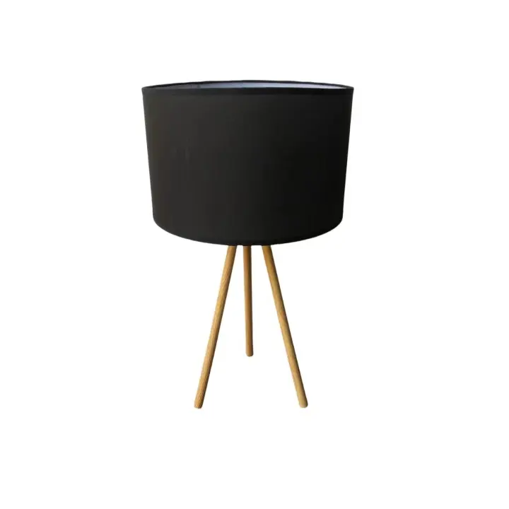 Lámpara de mesa BEL AIR HOME NAPOLI Trípode de 3 Patas - Altura 53 CM - Diseño Elegante y Moderno - Perfecta para Sala, Dormitorio, Oficina - 1xE-27 - 1