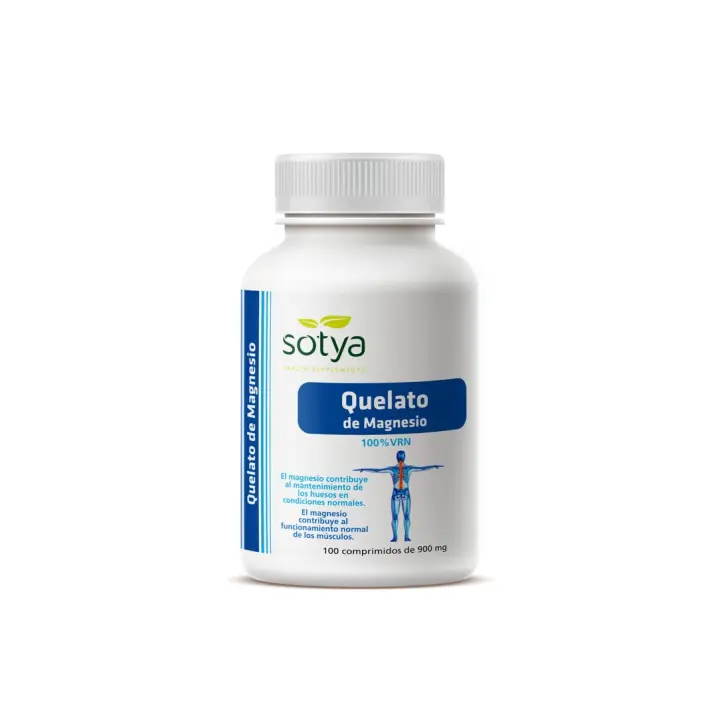 Quelato de Magnesio 800mg 100 comprimidos Sotya - 1