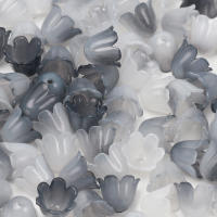 100pcs Bolas De Acrílico Bellflower Mixtas Para Hacer Pulseras Collares Y Aretes Accesorios De Joyería DIY Forma Oval Diametro 11mm - details 11