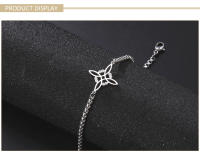 Pulsera De Encanto De Brujería Skyrim Para Mujer Cadena De Acero Inoxidable Pulsera Vintage Geométrica Adecuada Para El Día Regalo De Amuleto Wicca - details 3