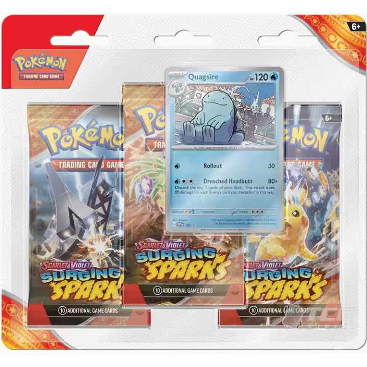 Blister  Premium Surging Sparks - Quagsire - ESPAÑOL - Cartas Pokemon Originales Tcg - 1