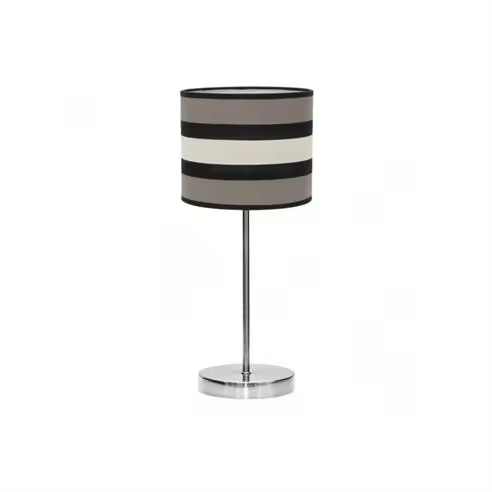 FABRILAMP Lámpara de Mesa Sobremesa Peq. Karla 1xe14 Topo/Beige 42x17x17 Cm - Diseño Compacto - 1