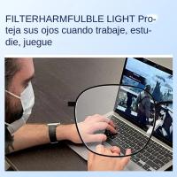 Gafas De Lectura Ultraligera De Titanio FG Para Hombres Y Mujeres Anti Luz Azul Recetadas +1.0 a +4.0 Marco Rectangular - details 1