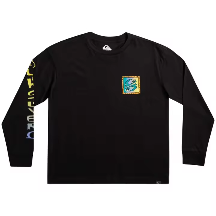 Camisetas marca Quiksilver modelo Eqbzt04533-Kvj0 para junior en color negro - 1