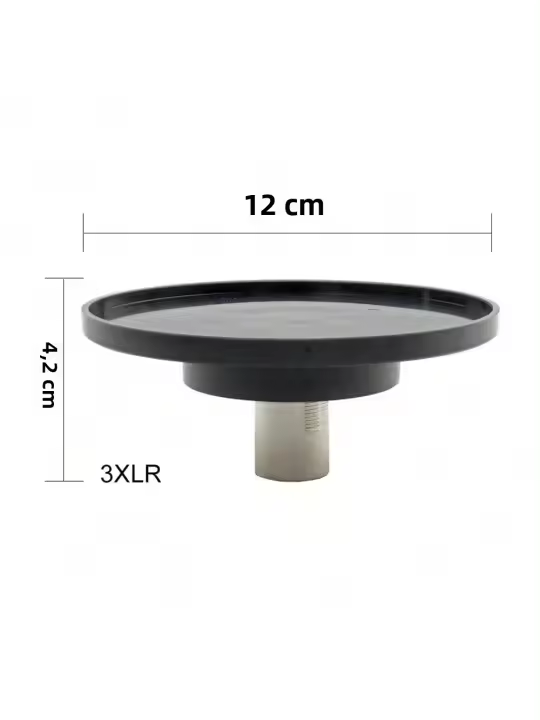 Acumulador Lineal Telescópico 12cm/10cm Conector Base Ventosa Tornillo 3XLR M6 Accesorios Para Motores Lineales Reciprocantes - 1