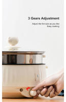 Cocina Eléctrica Individual/Doble Capa 220V Sartén No Adherente Para 1-2 Personas Olla De Arroz Y Hot Pot Electrodomésticos De Cocina - details 7