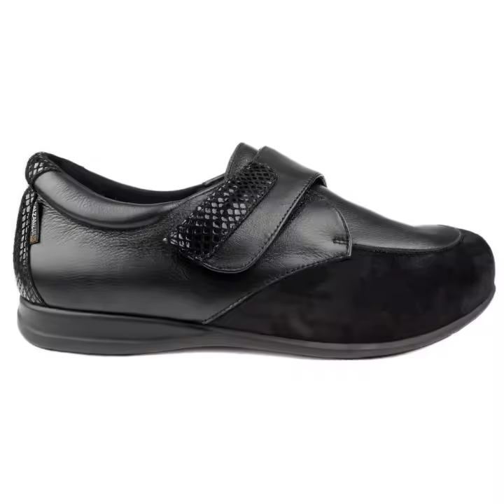Zapatos Calzamedi Velcro Brillantes W 0648 para Diabetes - 1