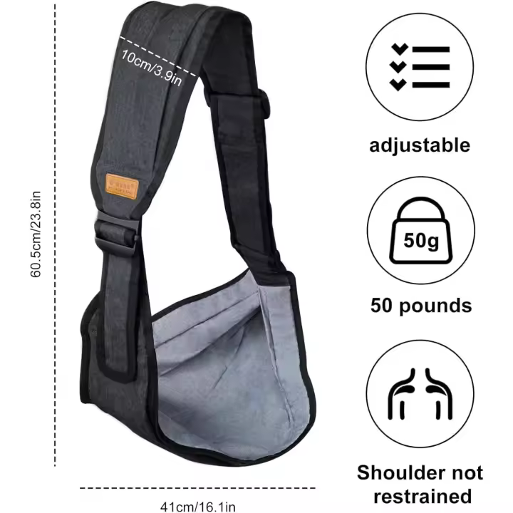 Portabebés lateral ergonómico, portabebés a partir de 2 años y 3 años, ajustable para recién nacidos hasta 3-36 meses, niños pequeños de hasta 20 kg - 1
