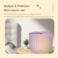 Lámpara De Lectura Creativa LED En Madera Con Luz Plegable USB Decoración De Habitación Para Niños Regalo De Cumpleaños Y Vacaciones Luz Nocturna Para Dormitorio - details 7