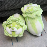 Juguete De Peluche Creativo En Forma De Brócoli Perro Suave Almohada Regalo Para Todas Las Edades Relleno De Algodón PP - details 0