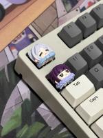 Keycaps De Anime beyond Journey's End Resina Artisanal Frieren Phelan Perfil Cherry Para Teclados Mecánicos Regalos - details 3