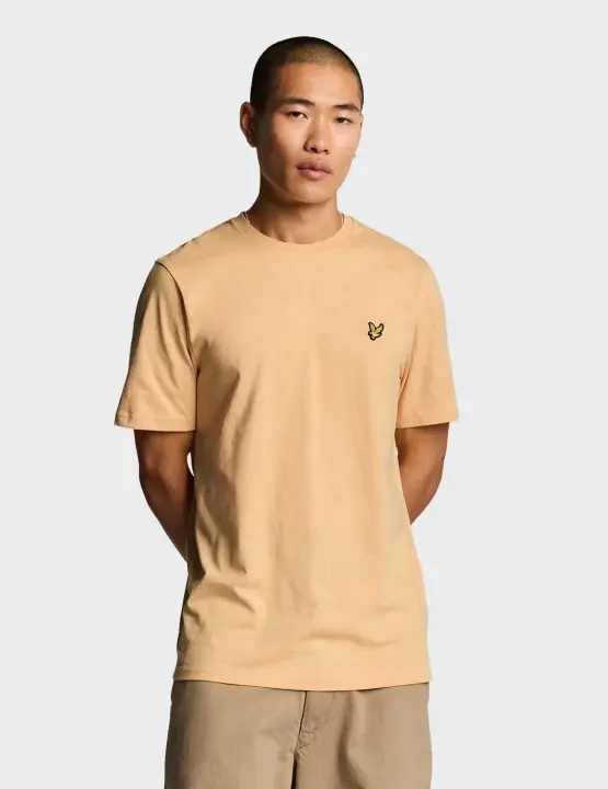 Lyle & Scott Plain camiseta camel para hombre - 1