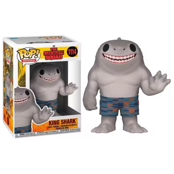 Funko Pop! El Escuadrón Suicida - King Shark, 56019, Nº 1114 - 1