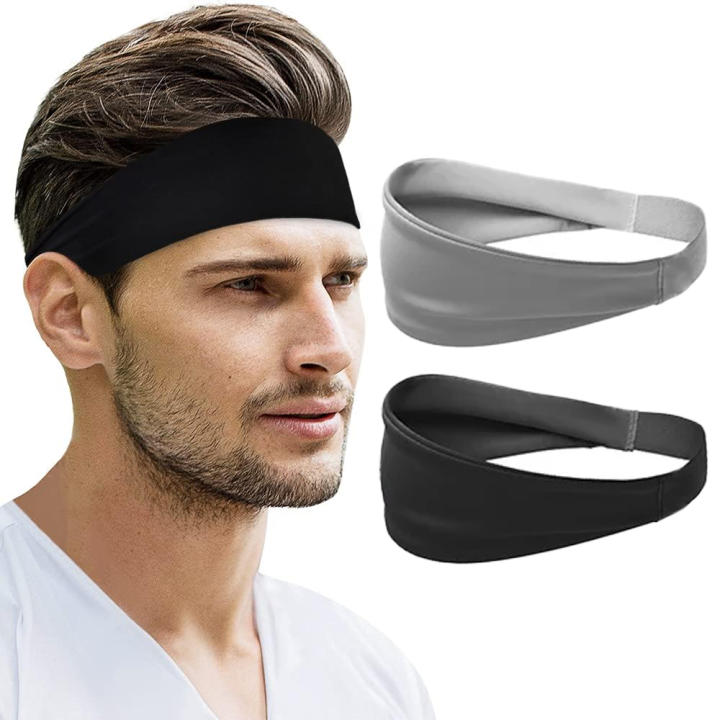 Headband Deportiva Antideslizante Para Hombres Y Mujeres 1PC Absorbedor De Sudor Para Fitness Ciclismo Fútbol Yoga Material PU