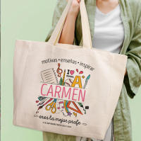 Bolsa Personalizada Elige Tu Regalo para Profes MOTIVAR ENSEÑAR INSPIRAR PROFE ERES LA MEJOR - details 0