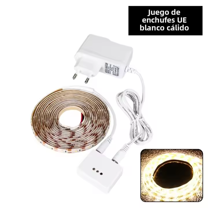 Tira De Luces LED Con Sensor De Movimiento DC 12V 1-5M Dimmable Impermeable Para Iluminación De Cocina Armarios Escaleras - 1