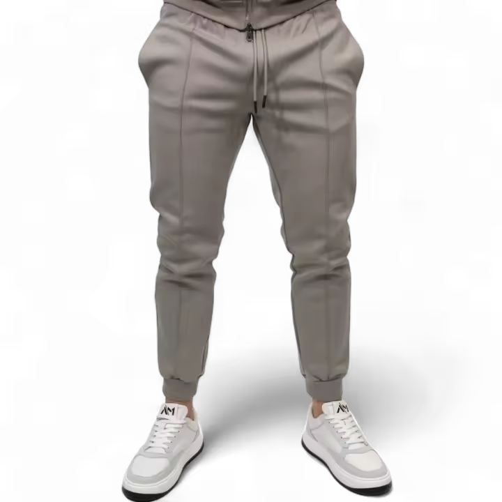 Pantalón Antony Morato Gris Carrot Fit con Elásticos - 1