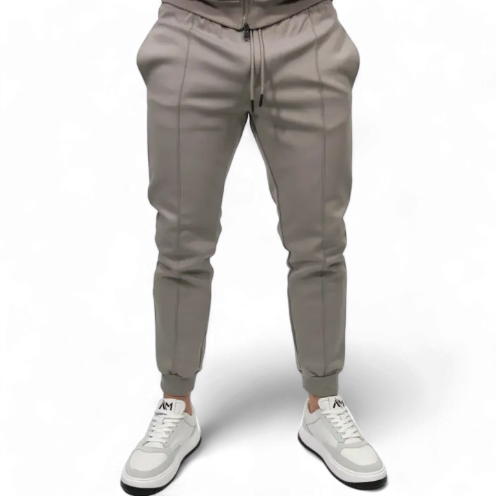 Pantalón Antony Morato Gris Carrot Fit con Elásticos - 1