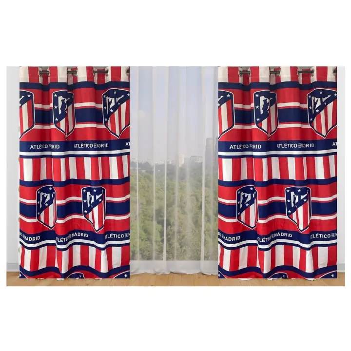 Bimba Pimba Atlético de Madrid Cortina medidas  producto oficial 150 x 260 cm. - 1