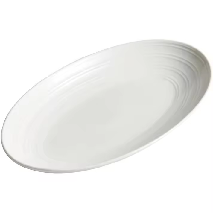 深鱼盘家用2024新款轻奢12寸陶瓷餐具创意感日式14寸蒸鱼盘子 plato - 1