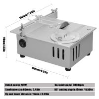 Taladro De Mesa Eléctrico Multifuncional 96W Con 7 Velocidades Ajustables Para Trabajos De Carpintería Máquina De Corte DIY Para El Hogar - details 6