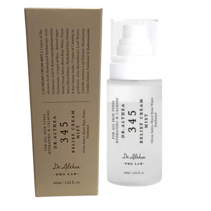Dr. Althea - Bruma facial 345 Relief Cream Mist calmante con centella asiática e hidratación profunda 60 ml — oferta en Miravia