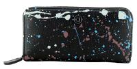Cartera Mujer Desigual Sky Splatting Zip Around 20WAYP44 Negra 20x10x2.5cm - details 0