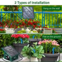 Nueva Sistema De Riego Solar DIY Cinta De Riego Por Goteo Cuadrada Con 10 Cabezales Adecuado Para Jardines Courtyards Y Jardines - details 2