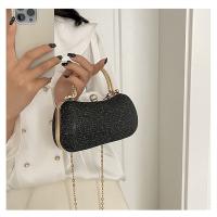Bolso De Noche Para Mujer Elegante Con Diamantes Y Cadena De Hombro En Forma De Huevo Bolso De Mano Con Cierre Hasp Para Bodas Y Fiestas - details 5