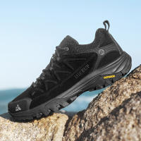 Zapatos De Senderismo Para Hombres HIKEUP De Cuero Suela De Goma Antideslizante Transpirables Malla Superior Tamaño 40-45 Color Negro Verde Caqui Gris - details 24