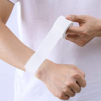 Cinta Elástica De Algodón Para Deportes En Blanco Soporte Muscular Para Rodilla Muñeca Y Tobillo Fácil De Rasgar - details 20