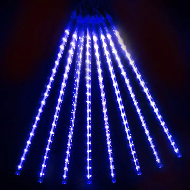 Luces De Lluvia De Meteoros LED 50CM/30CM Impermeables Para Jardín Fiesta Al Aire Libre Decoración De Patio Luz De Hidraulica De Navidad - 1