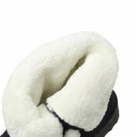 Botas De Nieve Impermeables Para Mujer 2023 Con Plush Grueso Antideslizantes Y Cálido Zapatos De Invierno Con Plush Interior Botas De Plataforma Tallas 35-44 - details 3