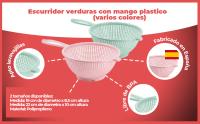 Banner - Escurridor verduras con mango plastico