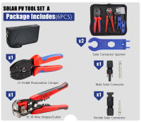 Kit De Herramientas Para Soldadura De Cables PV Solar LY-2546B Con YE-1R Desgarrador 2.5/4/6mm² Spanner Solar Y Conectores Solares En Estuche - details 5