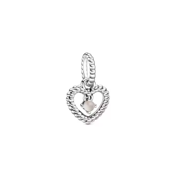 Charm Pandora CorazonPiedra Rosa 798854C06 - 1