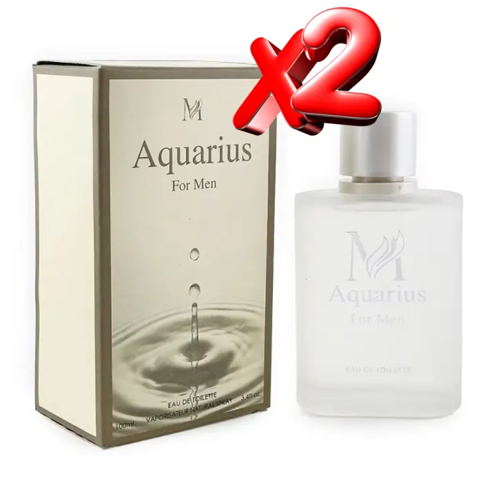 2 UNIDADES Aquarius Eau de Toilette para hombre 100ml Montage Brands Fragancia inspirada en otros perfumes Pour Homme Colonia - 1
