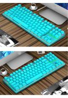 Teclado Mecánico De Juego Mini K620 RGB Con Retroiluminación Teclas Personalizables Y Hotswap USB Para PC Rosa Y Blanca - details 40