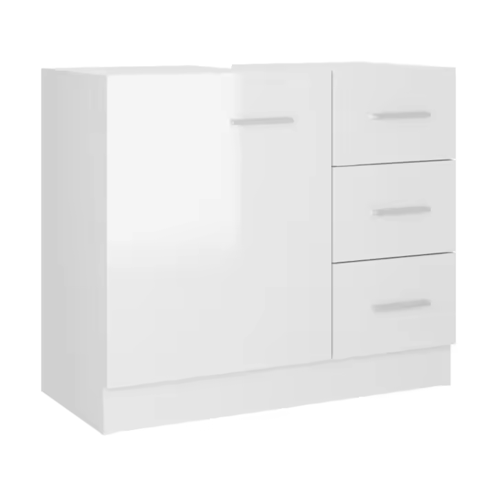VidaXL Armario para lavabo Kemba 1 armario + 3 cajones 54x63x30 cm - 1