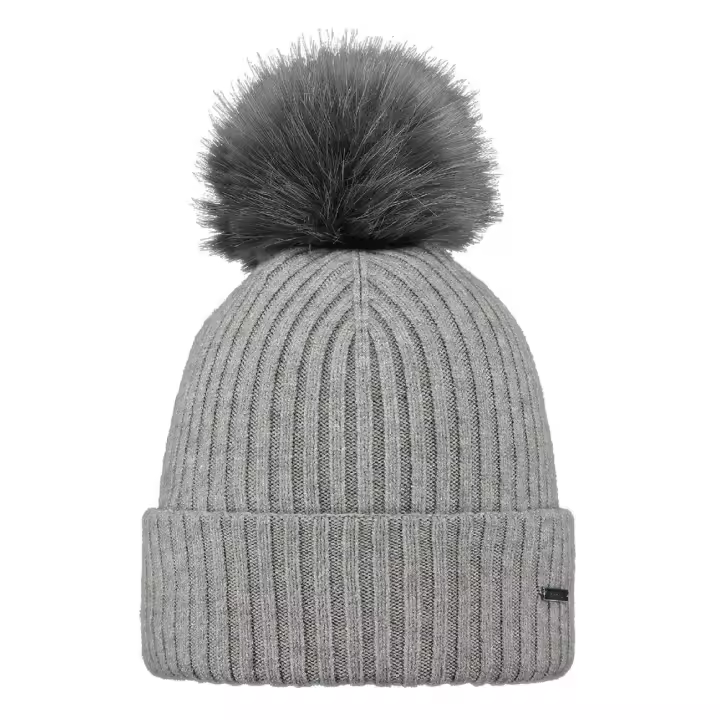 Gorro Gris con pompón Barts Kenzie - 1