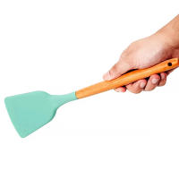 Set De Utensilios De Cocina De Silicona 12 Piezas Para Sartenes Antideslizantes Negro Resistente Al Calor Accesorios De Cocina Ecológicos Para Cocina - details 4