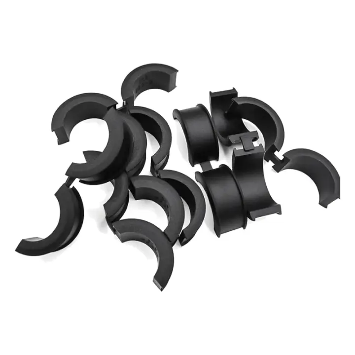 Junta de silicona para manillar de bicicleta, adaptador para piezas de bicicleta, 8 piezas, 31,8 a 25,4/22,2 - 1