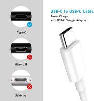 Cable USB C a USB-C de Carga Rápida Cable Tipo C para iPad Pro de 1M Cable de Carga Para Movil Xiaomi Huawei Samsung - details 2