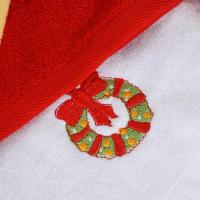 Juego De 3 Toallas De Algodón Suave 32x45cm Absorbentes Con Diseño De San Nicolás Para Navidad Toallas De Mano Y Baño Para Hotel Y Hogar - details 8