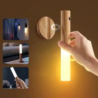 Lámpara Magnética De Pared LED USB Luz Nocturna Para Cocina Armario Pasillo Escalera Dormitorio Iluminación Portátil Luz De Mesa Luz De Cama - details 9