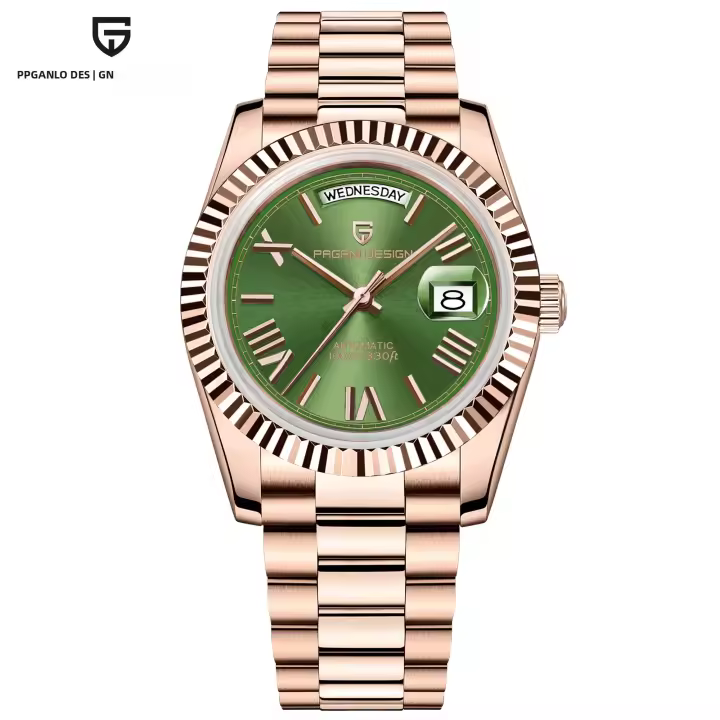 Reloj Mecánico PAGANI DESIGN 2025 DD36 Para Hombre Con Dial De Meteorito Acero Inoxidable Resistente Al Agua 10Bar Cristal De Zafiro - 1